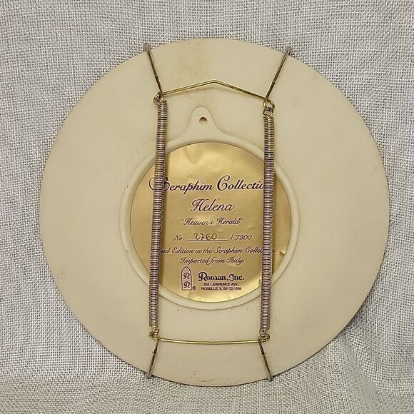 1994 Seraphim Collection Angel Plate "Helena" by Roman & ornament - Picture 3 of 8